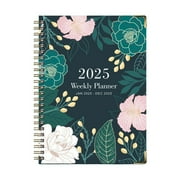AUDeals Daily Planner Notebook 2025 Planner – Weekly and Monthly Planner 2025 July 2024– 2025 Daily and Monthly Planner Project Notebook for School Office Study and Notes
